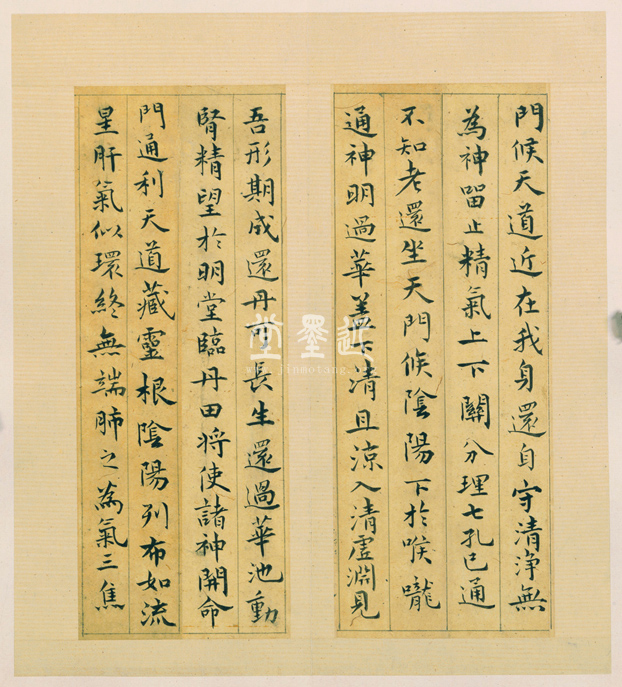 祝允明  小楷黃庭經冊