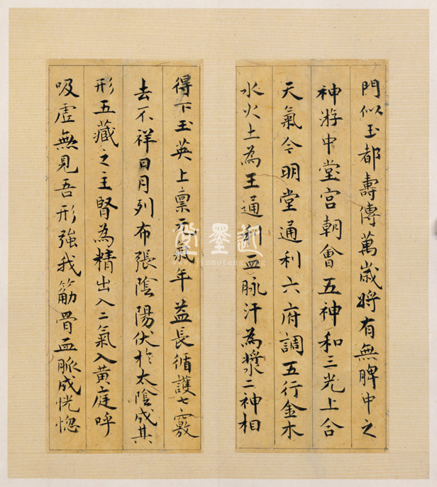 祝允明  小楷黃庭經冊